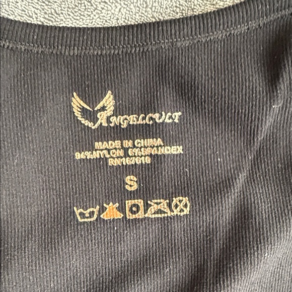 Black Ribbed Tank Top - Picture 2 of 3